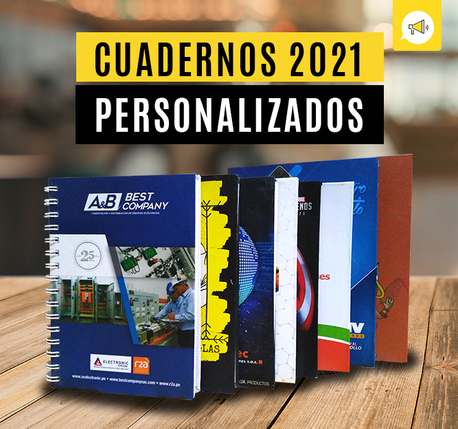 Cuadernos Publicitarios y Personalizados 2021